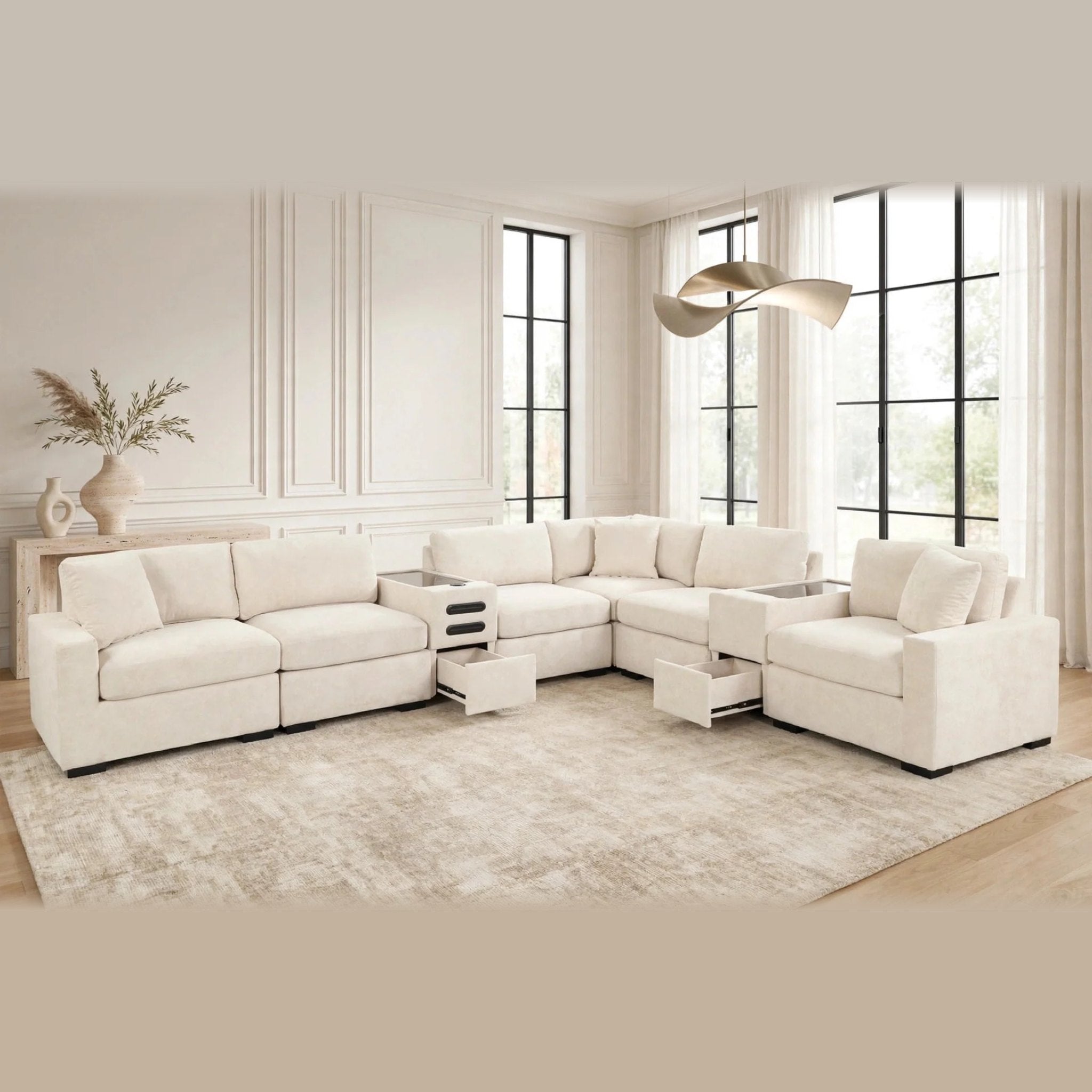 Barista sectional - beige